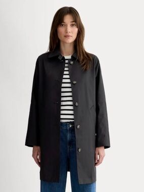 Everlane MAC Coat Black XS
